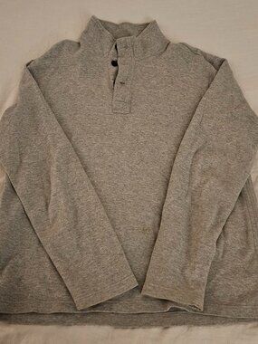 Surfside Supply Gray Mock Neck Pullover Sweater XL